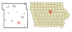 Location of New Providence, Iowa