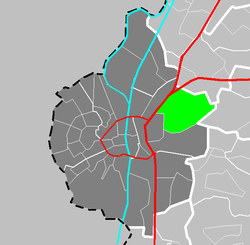 Location of Amby in Maastricht