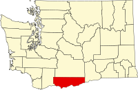 华盛顿州克里基塔特县地图