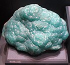 Blue smithsonite from the Kelly Mine in New Mexico