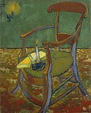 《保罗·高更的椅子》，1888，梵高博物馆