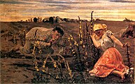 Opętany, Jacek Malczewski (a man bewitched by a boginka)