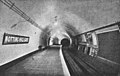 Historical picture of Central line platform (1902)