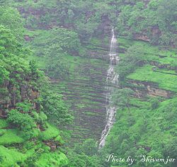 Waterfall Near Town