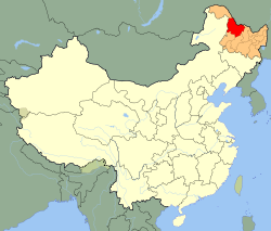 黑河市在黑龙江省的地理位置