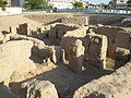 View of the Aqaba Church ruins in Jordan.