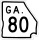 State Route 80 Alternate marker