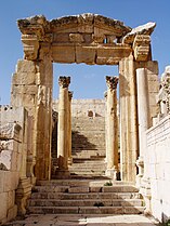 Inside Jerash