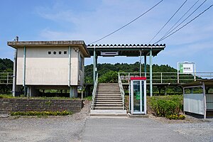车站站房与入口(2023年7月)