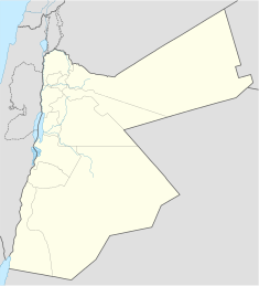 佩特拉在约旦的位置
