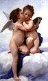 "Cupid and Psyche as Children" by William-Adolphe Bouguereau