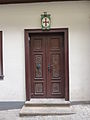 Krämerbrücke, door with house sign