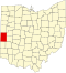 Darke County map