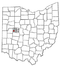 Location of Pleasant Township in Ohio