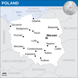 Location of Poland