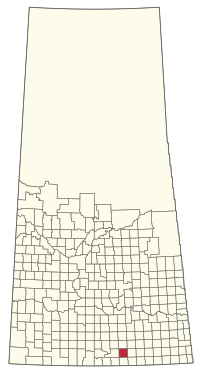 Location of the RM of The Gap No. 39 in Saskatchewan