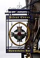 The Silver Cross Tavern pub sign
