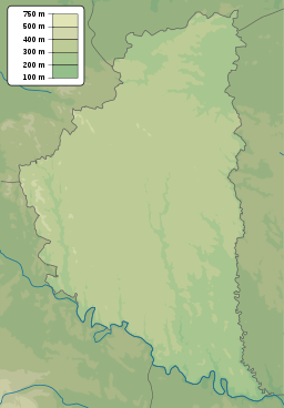 Location of a pond in Ukraine