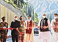 The Prime Minister, Shri Narendra Modi dedicates to the nation the world's longest highway tunnel - Atal Tunnel, in Manali, Himachal Pradesh on October 3, 2020