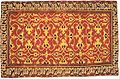 Western Anatolian ‘Lotto carpet’ with "kufic" main border and "infinite repeat" field pattern, 16th century, Saint Louis Art Museum.