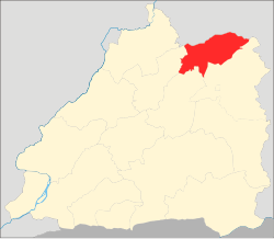 原象滚塘乡在潞西县的位置（1988年）