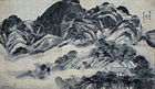 仁王山的雨后 郑敾，公元1676–1759年，朝鲜