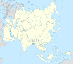 量子科学实验卫星在亚洲的位置