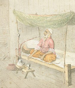 "The King of Delhi". Bahadur Shah II in exile. Artist: H G Robley