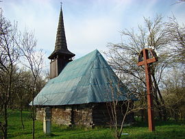 Wooden church in Tioltiur village