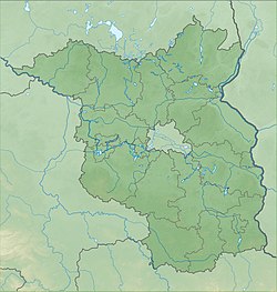米滕瓦尔德在勃兰登堡州的位置