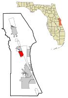 Location in Brevard County and the state of Florida