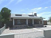 The Stone Bungalow was built in 1921 and is located at 515 E. 3rd St. It was listed in the National Register of Historic Places in 1985, reference #85000995.