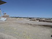 Different view of the Casa Grande Ruins National Monument.