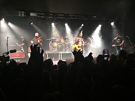 Ferocious Dog on stage at Rock City, Nottingham in November 2015