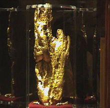 Picture of a gold nugget