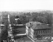 View of Herron from Old Main building