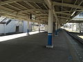 View of the platforms in March 2008