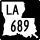 Louisiana Highway 689 marker