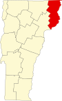 Essex County map