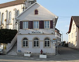 The town hall in Michelbach-le-Haut