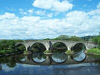 The present-day Stirling Bridge