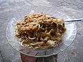 Tauge goreng (stir-fried mung bean sprout)