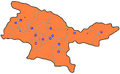 Tehran province admin map