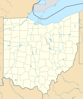 Map showing the location of Trimble Township Community Forest