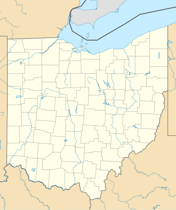 Location map/data/USA Ohio is located in Ohio