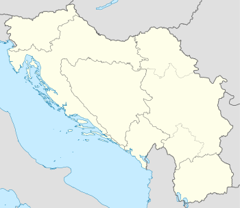 1952 Yugoslav Second League is located in Yugoslavia