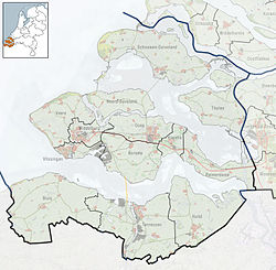 Zandberg is located in Zeeland