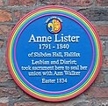 Anne Lister plaque