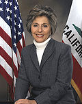 California senator and representative Barbara Boxer (B.A. 1962)