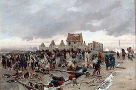 Bivouac après le combat du Bourget, 21 décembre 1870 (1873)